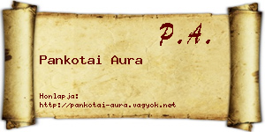 Pankotai Aura névjegykártya